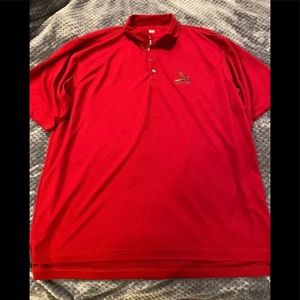 GC red St Louis Cardinals dri fit polo golf shirt  SzXL
